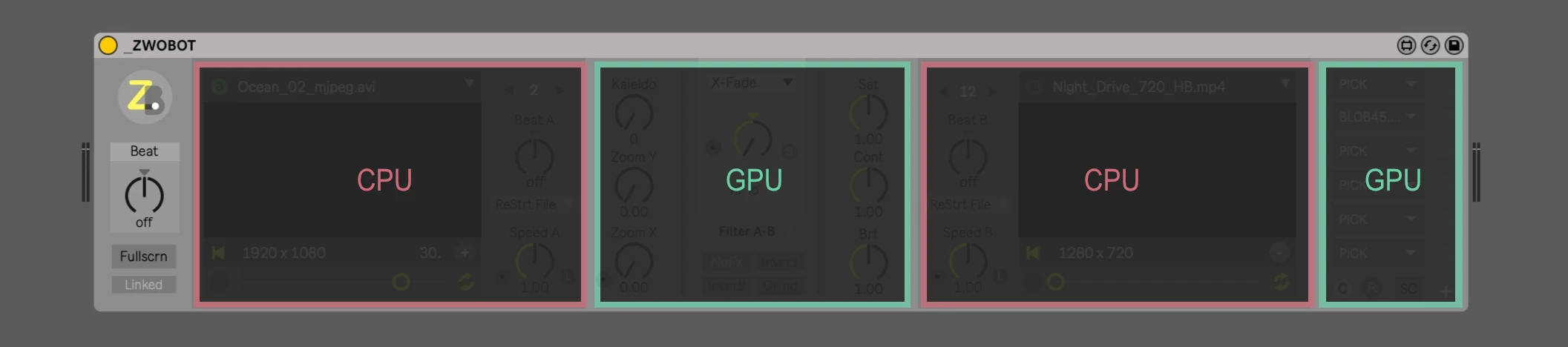 Descibtion aof the Performance in Ableton GPU vs CPU