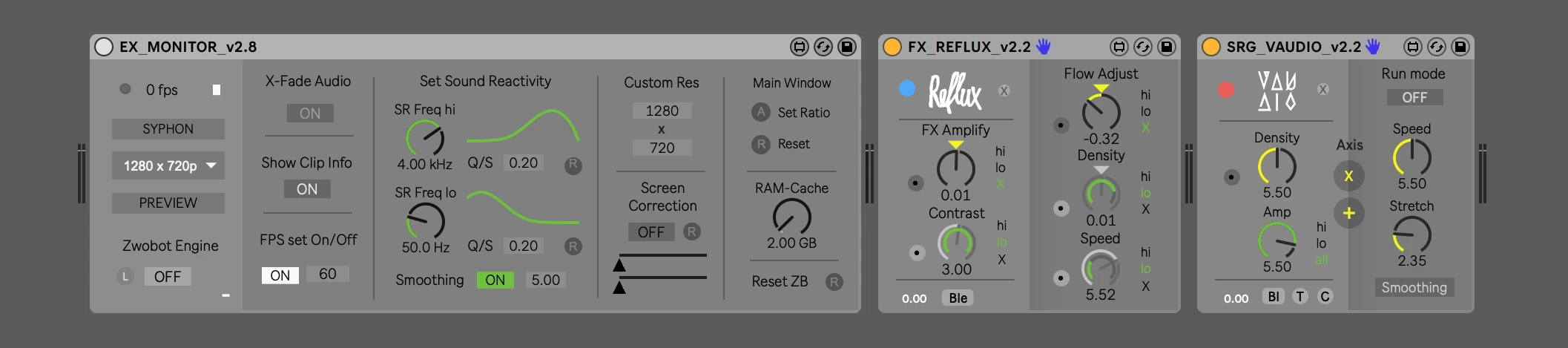 Visuals with Beat Control Ableton Live