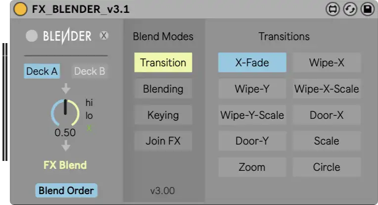Blender Video Effects Module