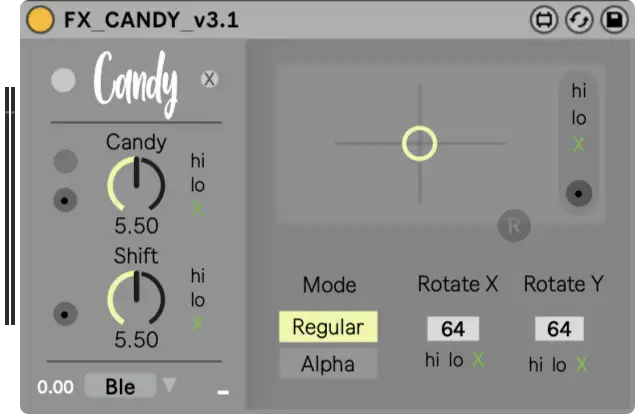 Candy Video Effects Module