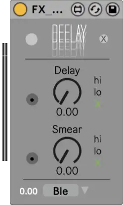 Delay Video Effects Module