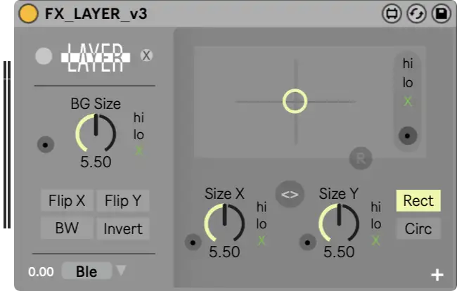 Layer Video Effects Module