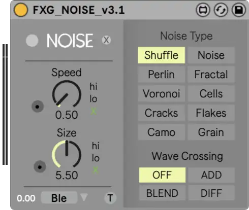 Noise Video Effects Module