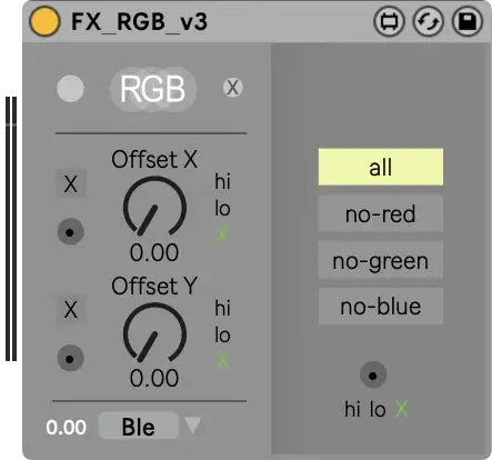 RGB Video Effects Module