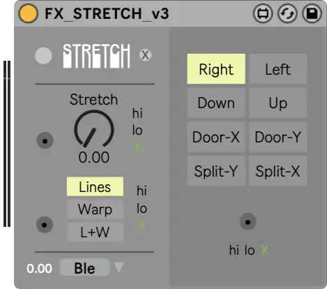 Stretch Video Effects Module