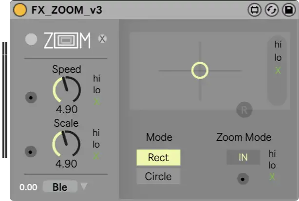 Zoom Video Effects Module